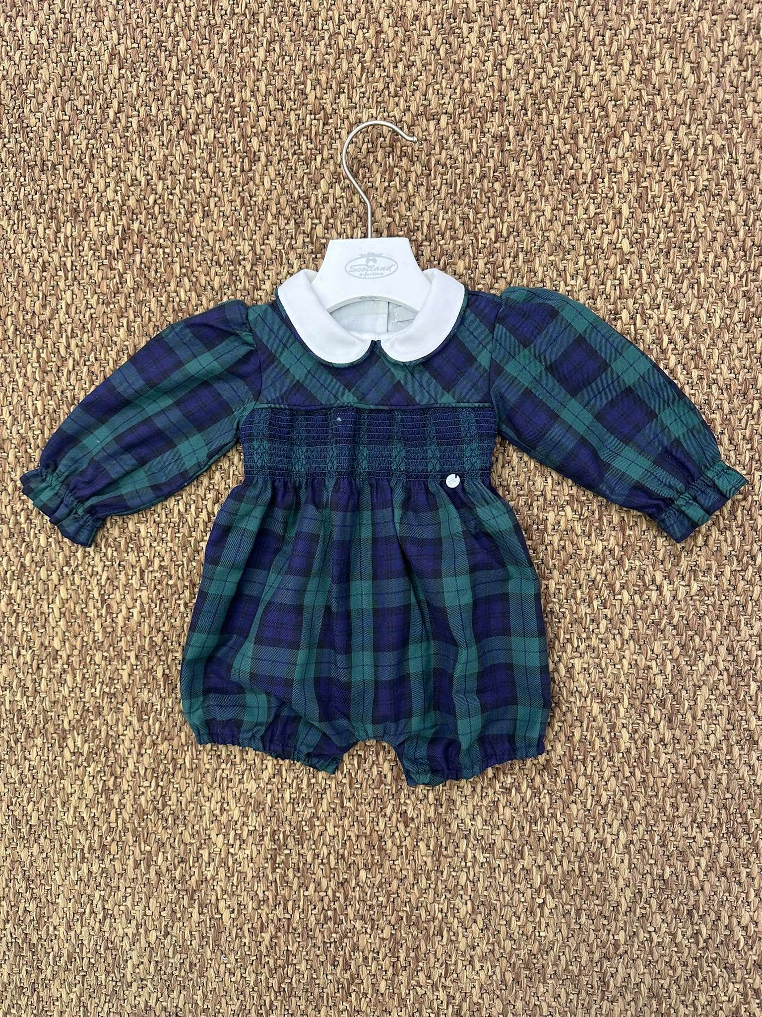 Pagliaccetto neonata tartan Cocodè