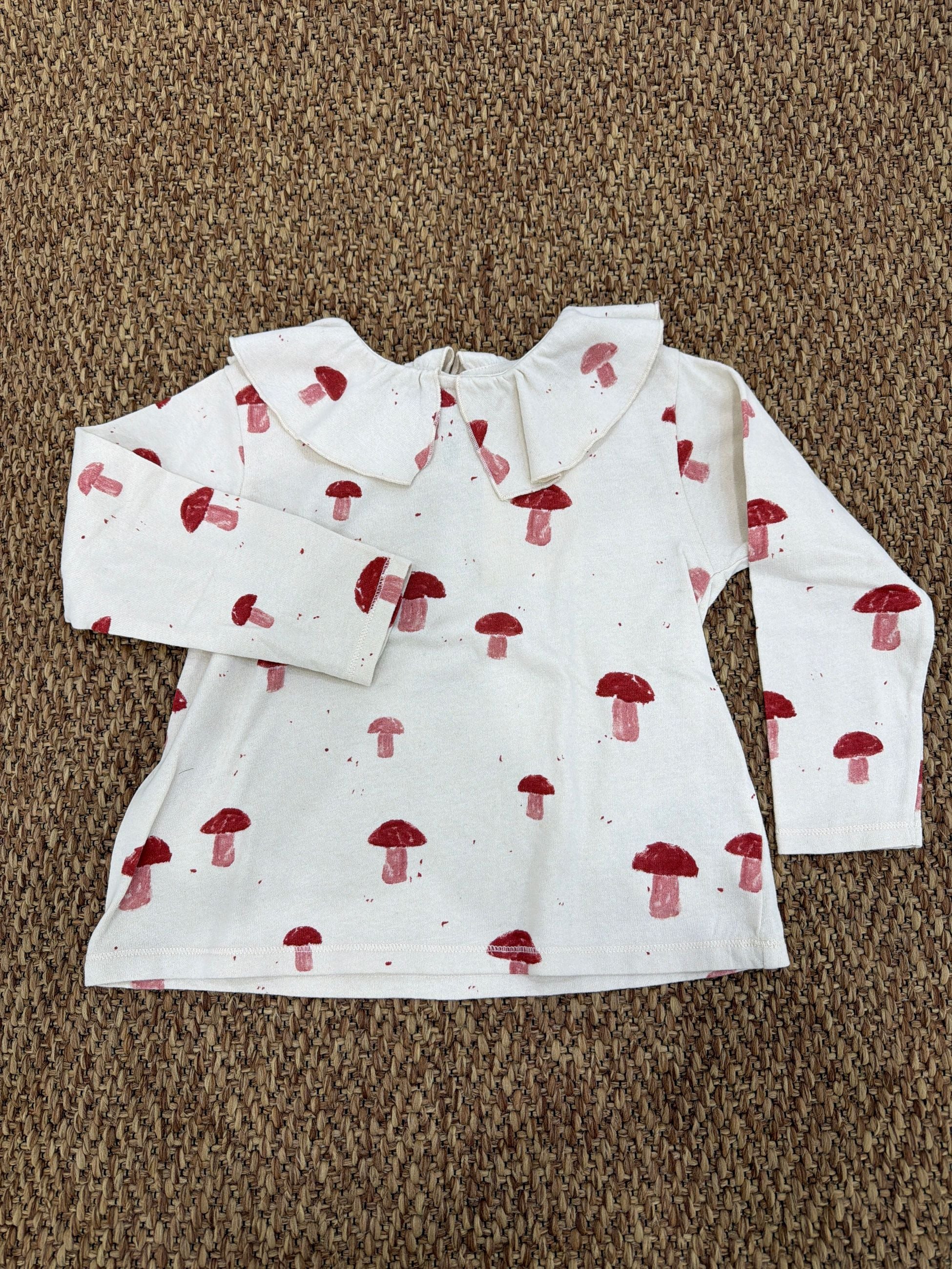 Maglia bimba stampa funghi Play Up