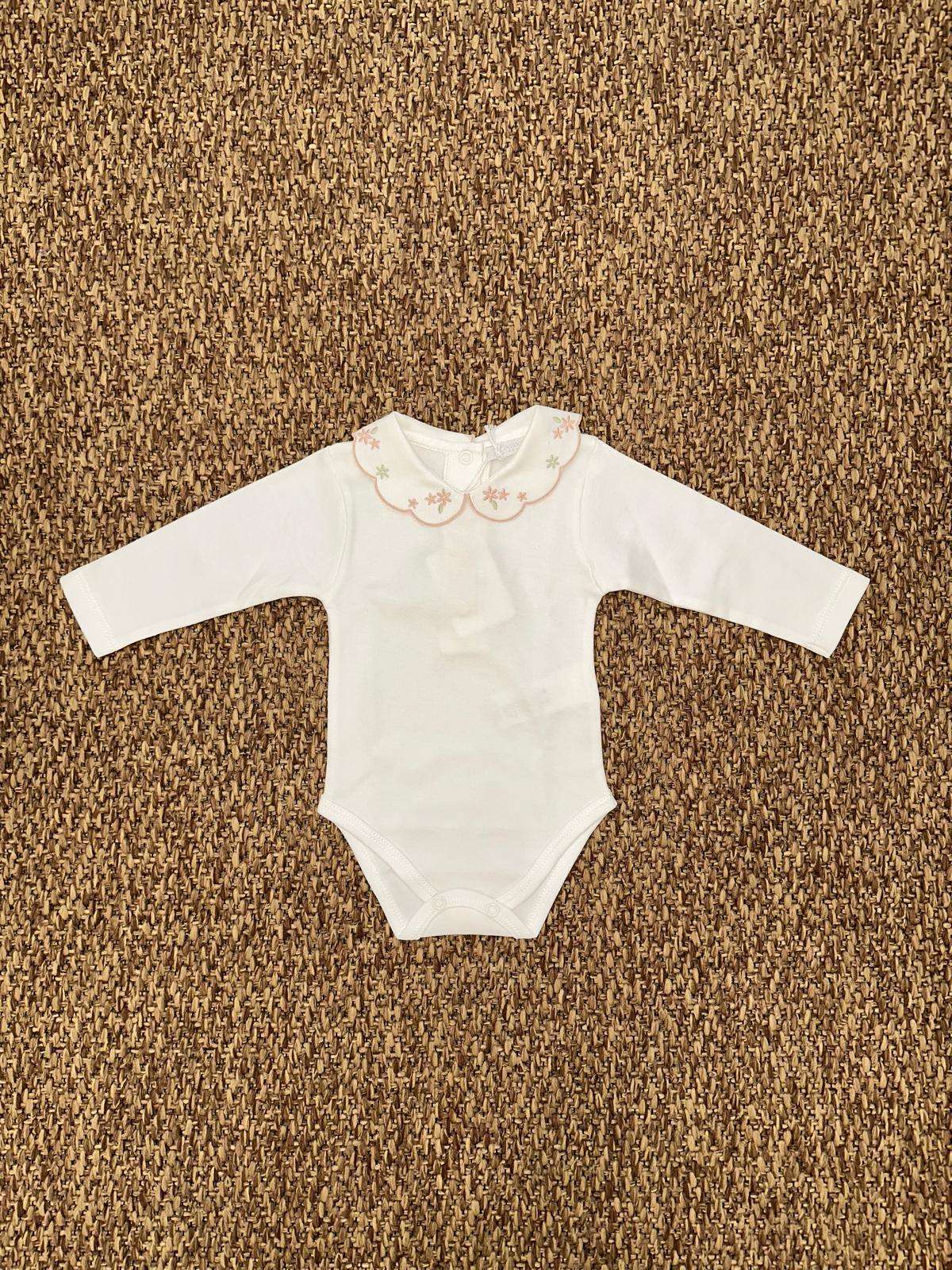 Body neonati con colletto ricamato Cocodè
