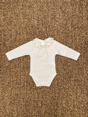Body neonati con colletto ricamato Cocodè
