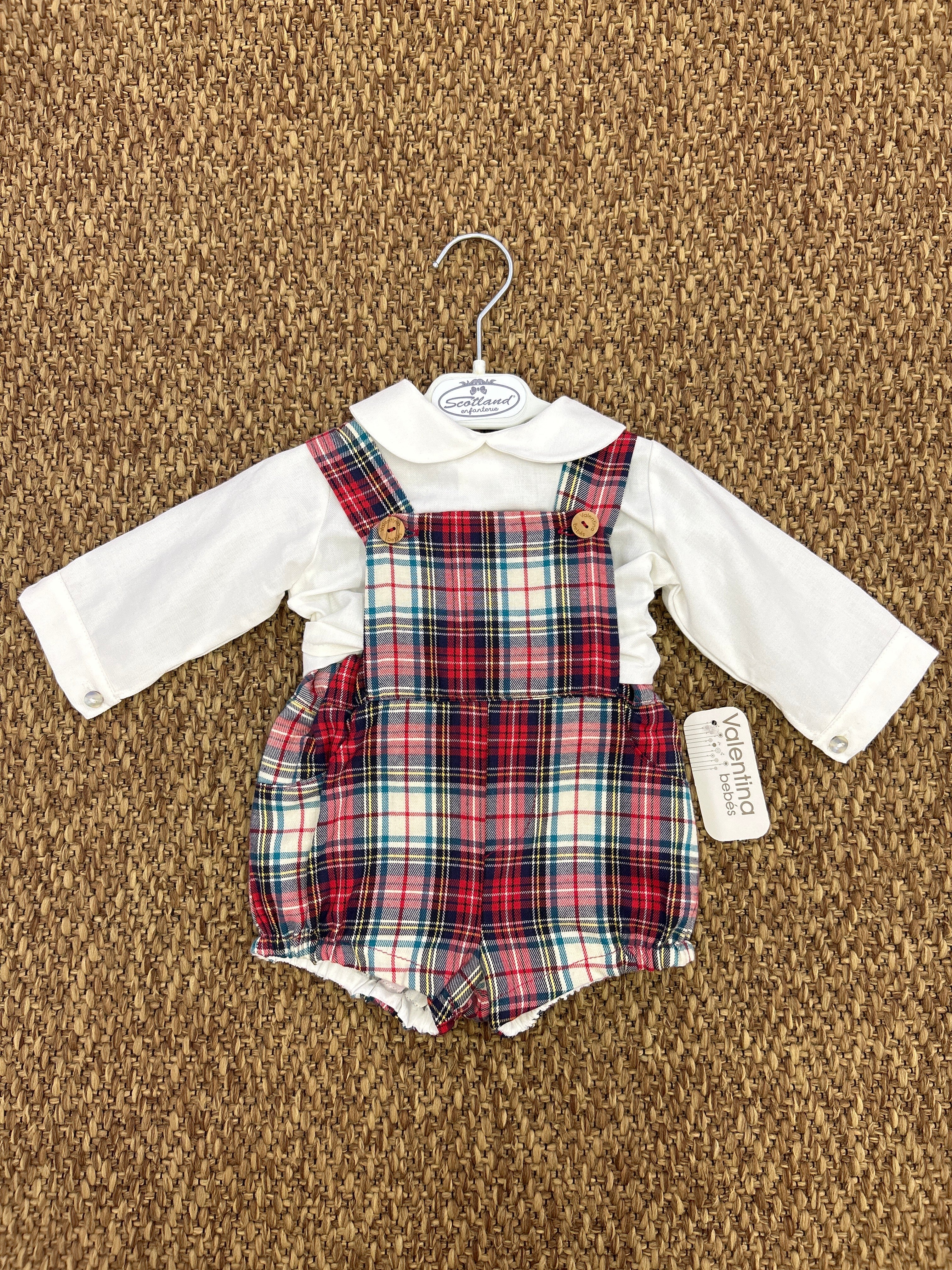 Salopette e camicia Valentina Bebes