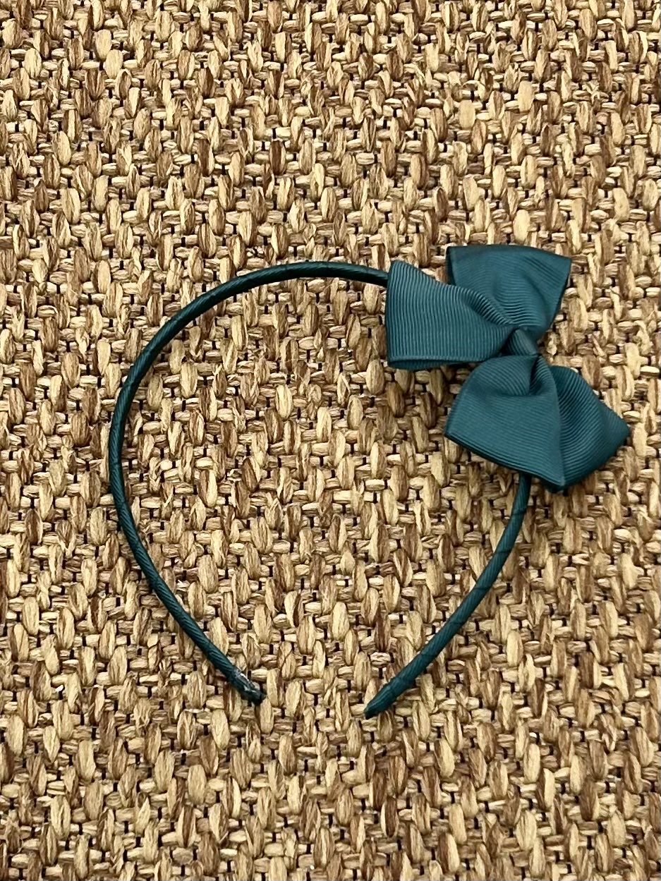 Cerchietto bimba con fiocco Siena