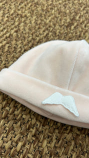 Cappellino neonati velluto ali Baby Gi