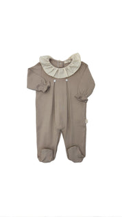 Tutina neonati con collo volant Baby Gi