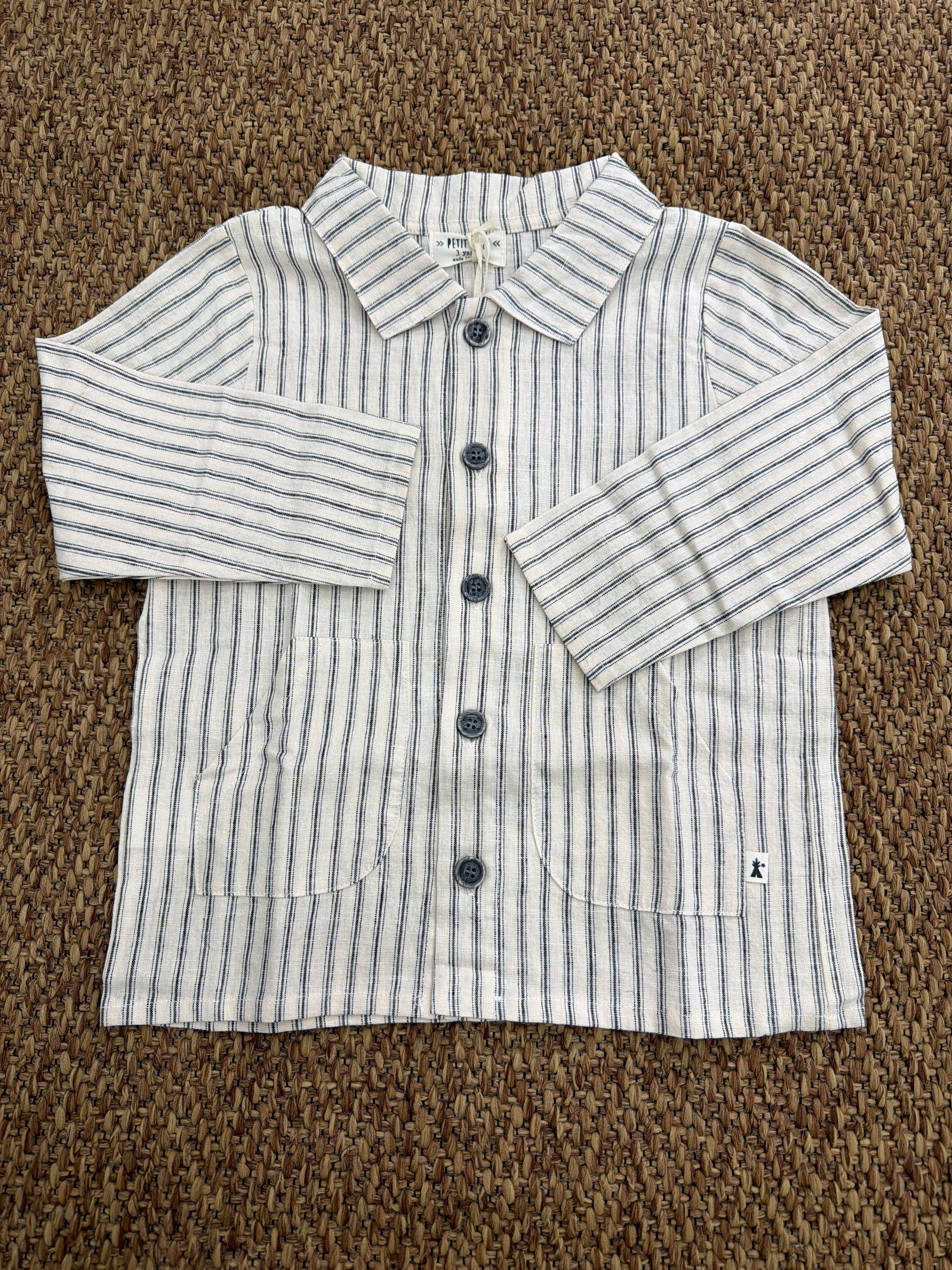 Camicia bambino a righe Petit Indi