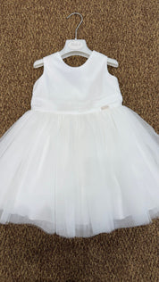 Abito bambina cerimonia con fiocco sul retro Baby A