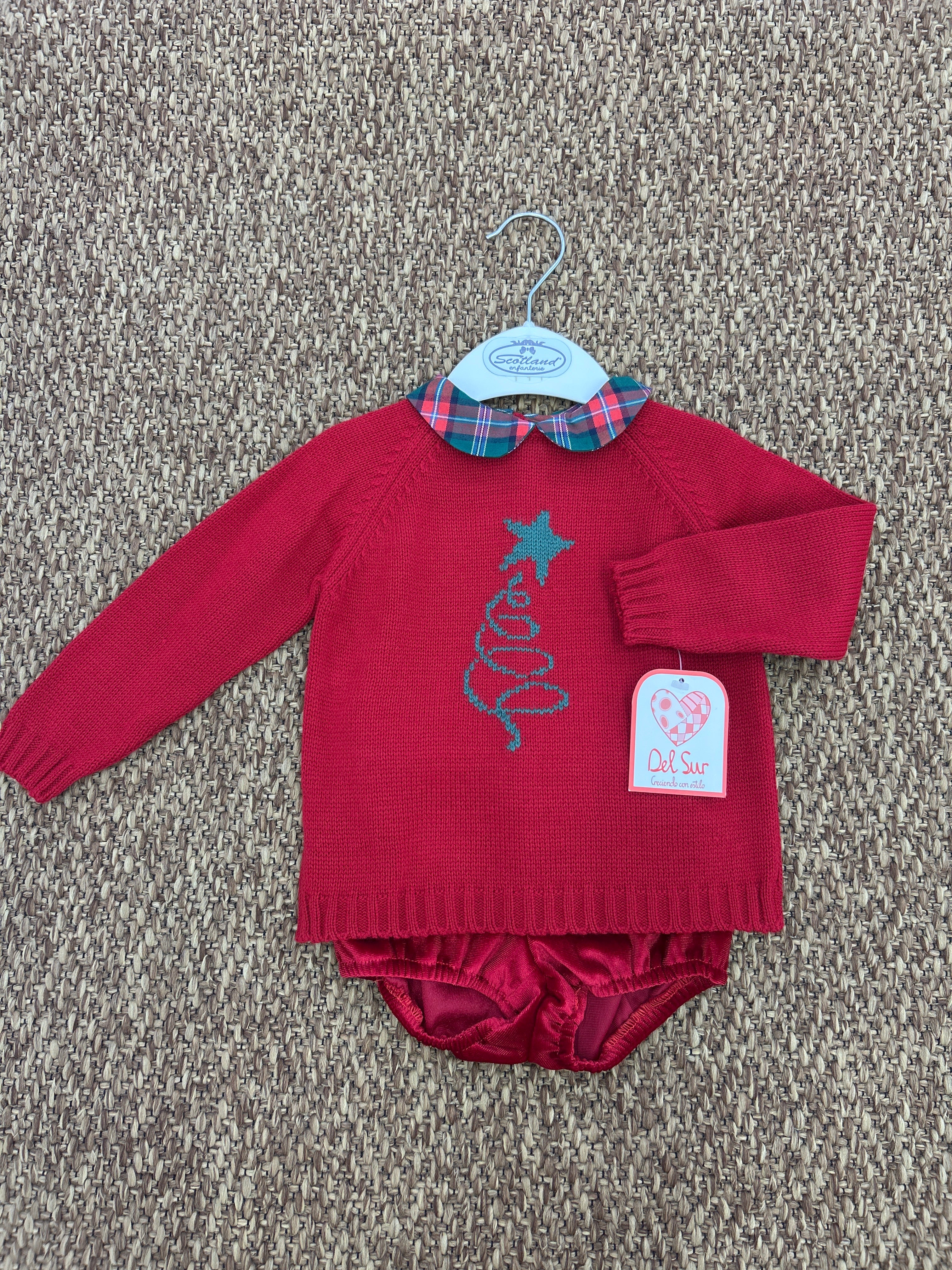 Completo con culotte in ciniglia Del Sur