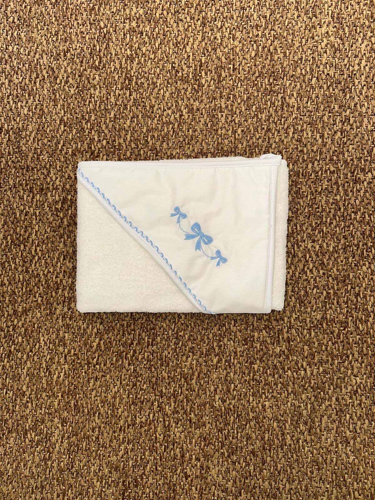 Accappatoio neonata fiocchetti Pappa e Latte
