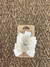 Molletta per capelli bimba fiocco pon pon Siena