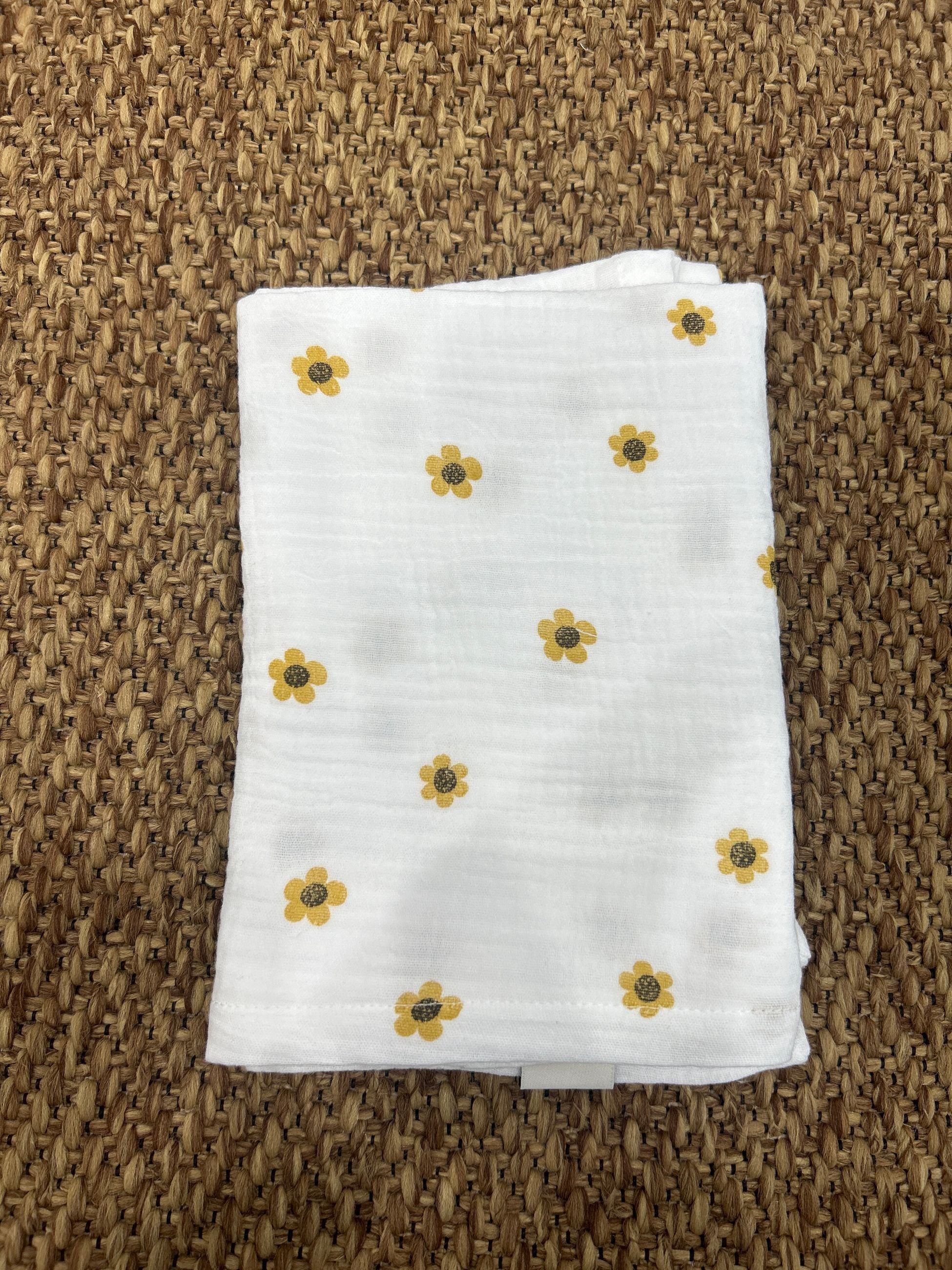 Mussola garzata fiori Nanna Frufru