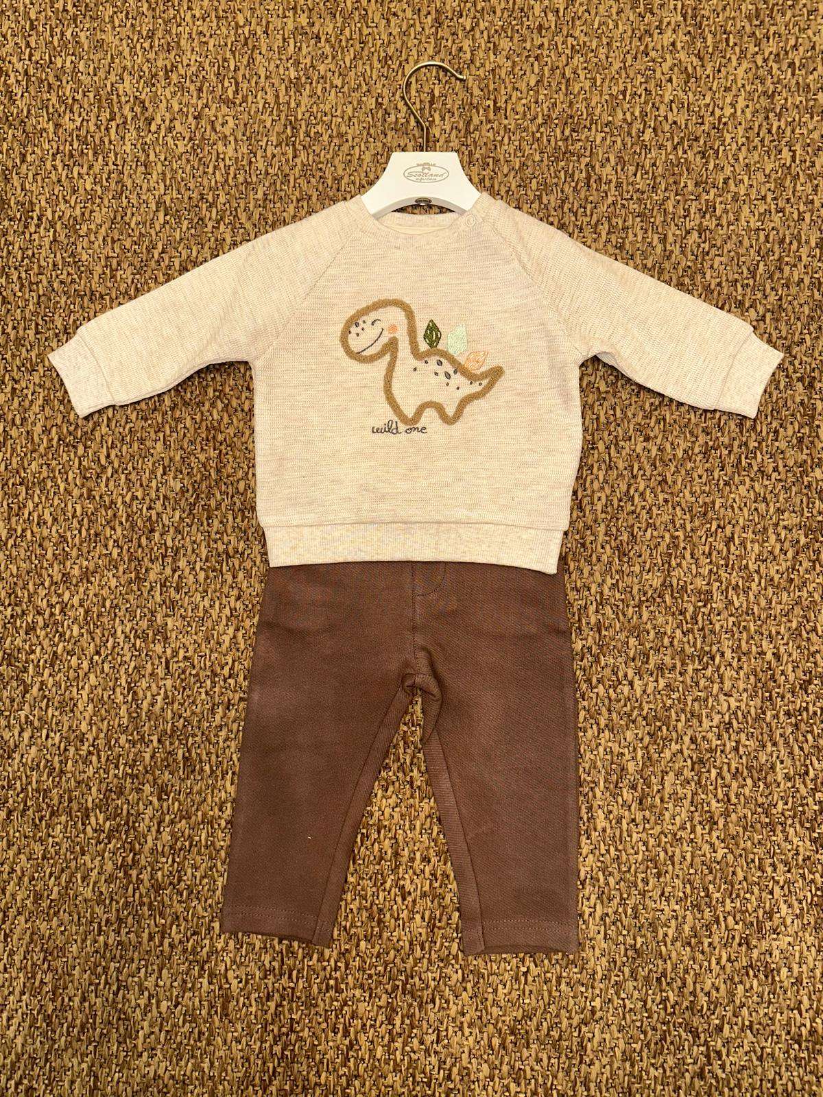 Completo bambino 2pz dinosauro Baby Bol