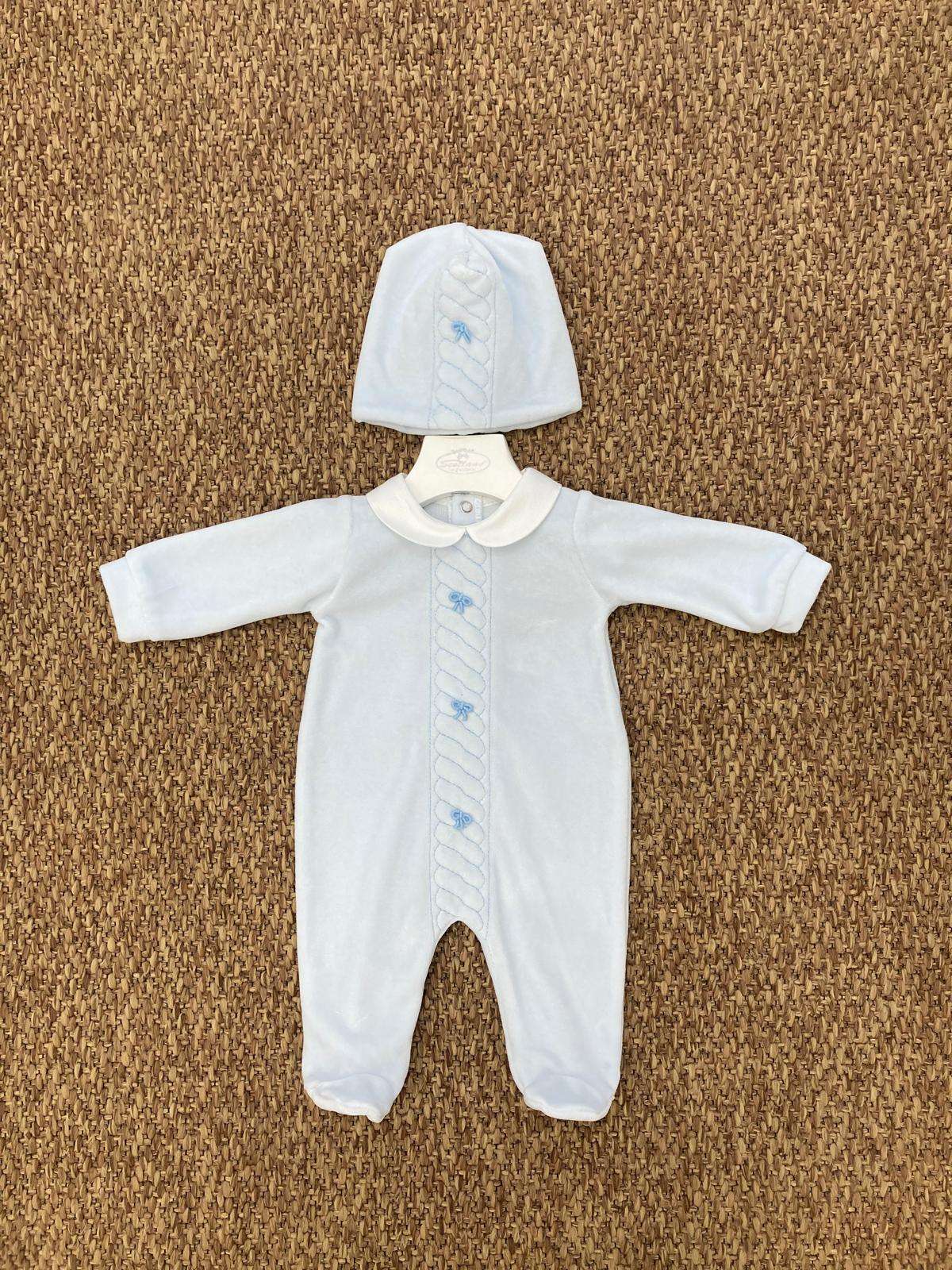 Tutina neonati fiocchetti con cappellio Bisou