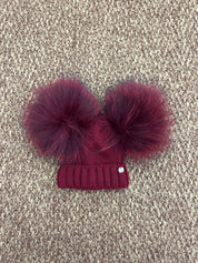 Cappellino bimbi lana doppio pon pon Gio Higuamy
