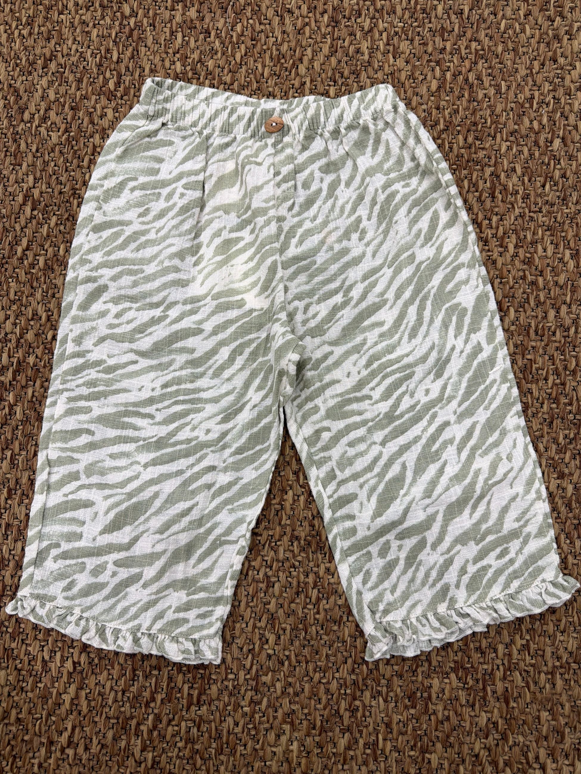 Pantalone bimba con stampa zebrata Play Up