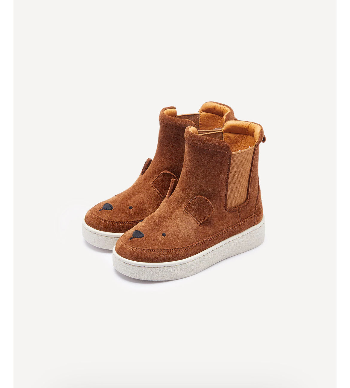 Stivaletti bimbo orsacchiotto in suede Donsje