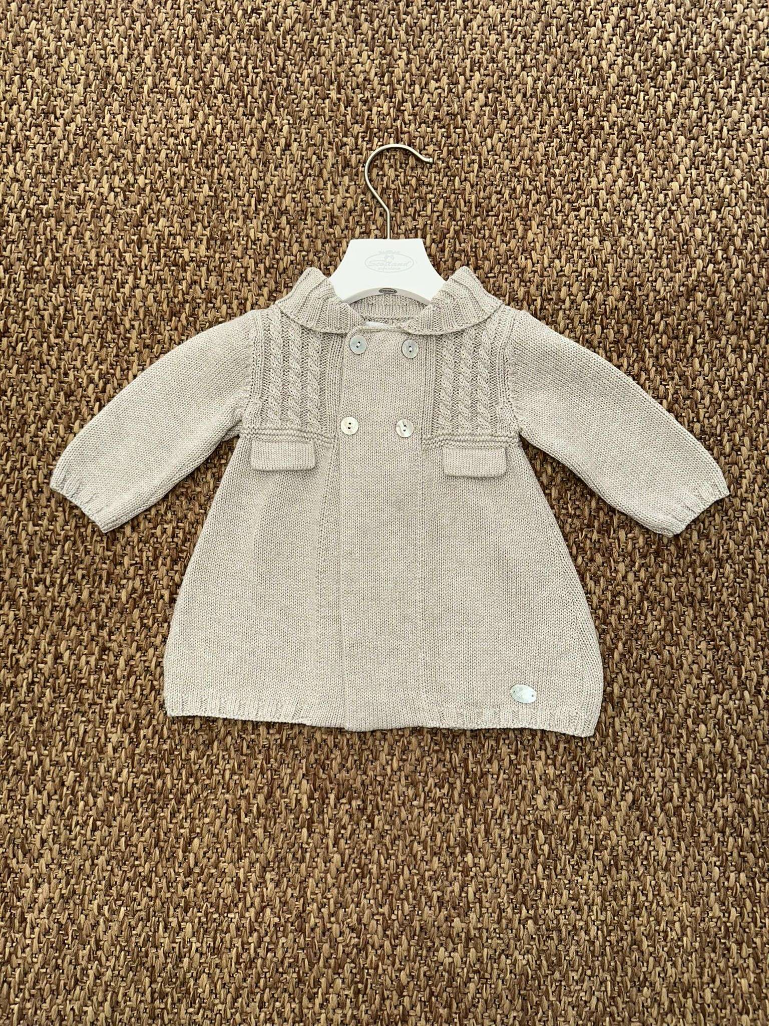 Cappotto bambini in lana trecce Martin Aranda