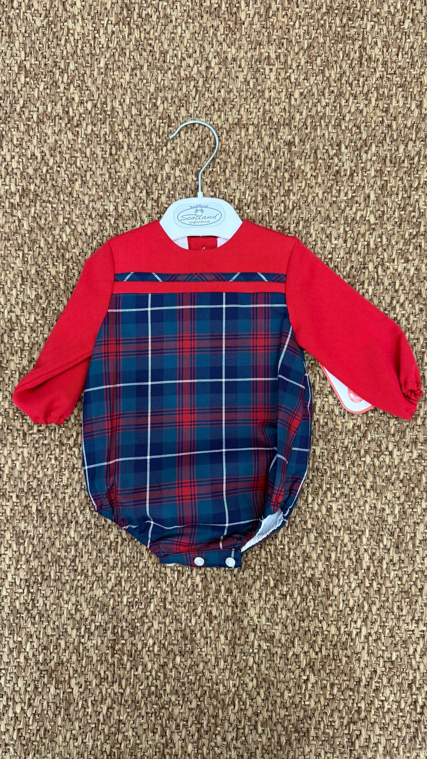 Completo bimbo scozzese bicolore Del Sur