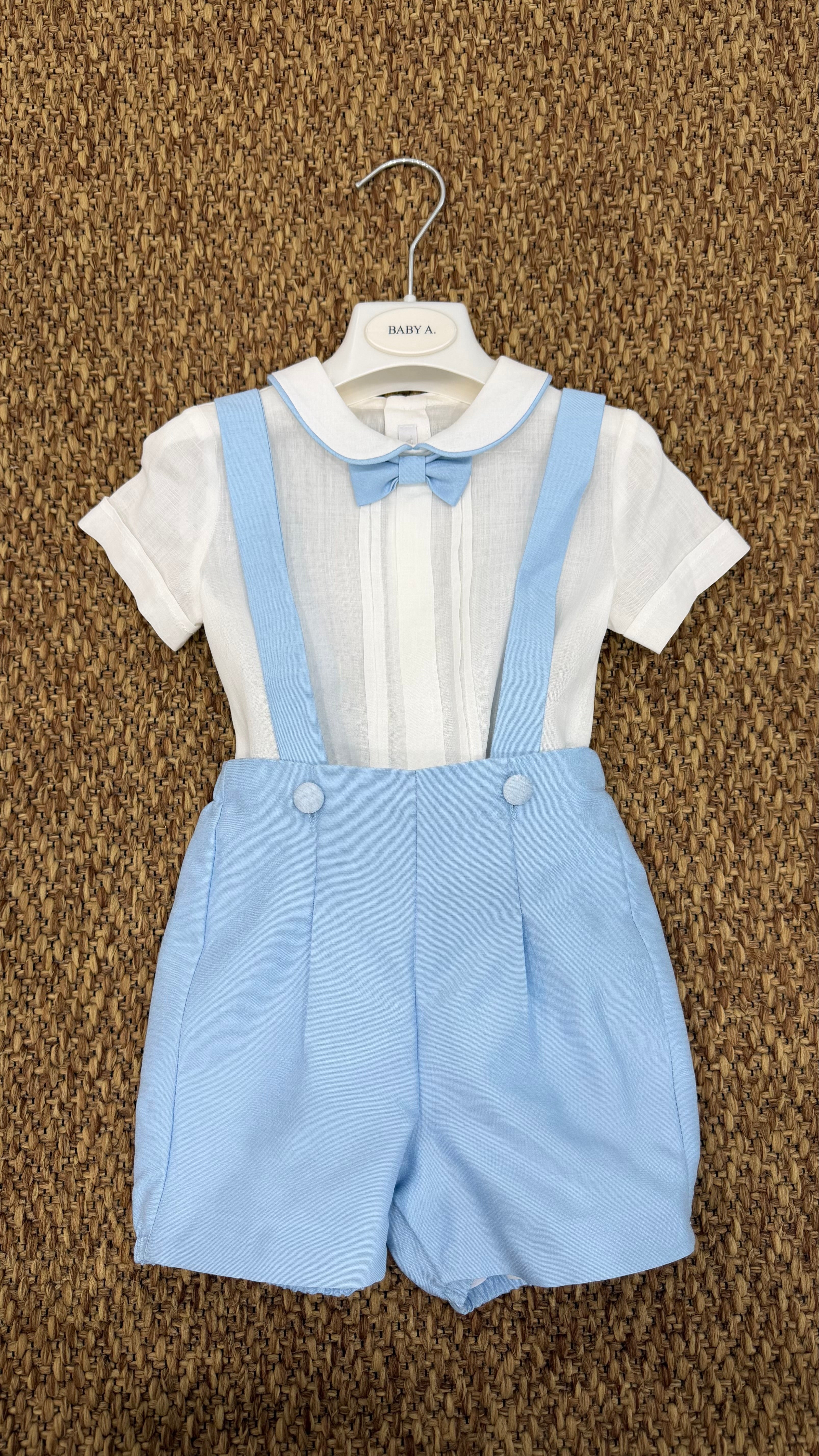 Completo bambino cerimonia 2pz con papillon Baby A