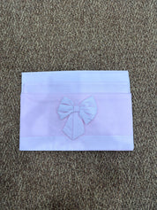 Lenzuolo neonati con fiocco Pappa e Latte