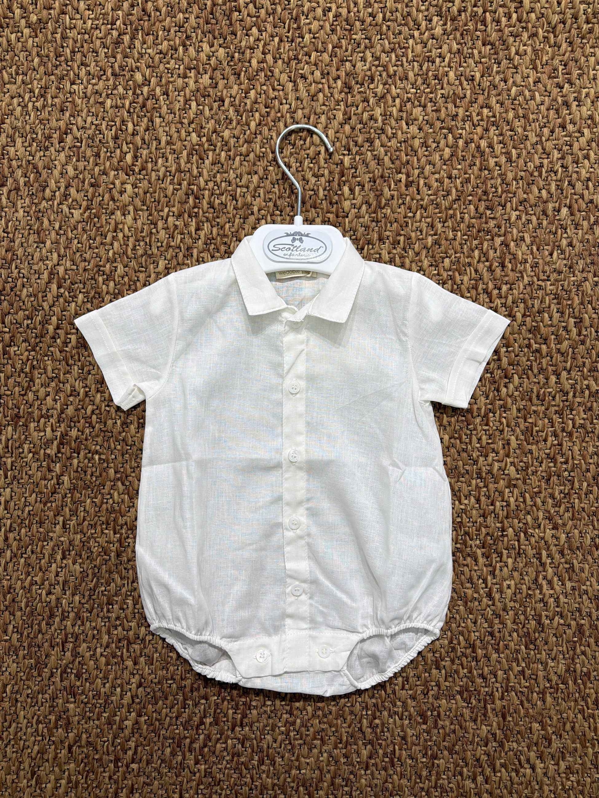 Pagliaccetto bambino a camicia Wedoble