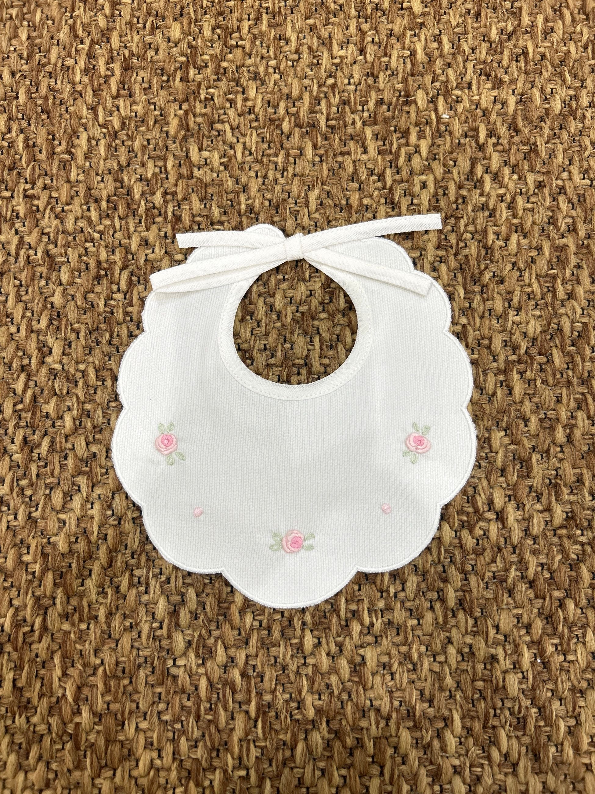 Bavetta neonata roselline Artigian Baby
