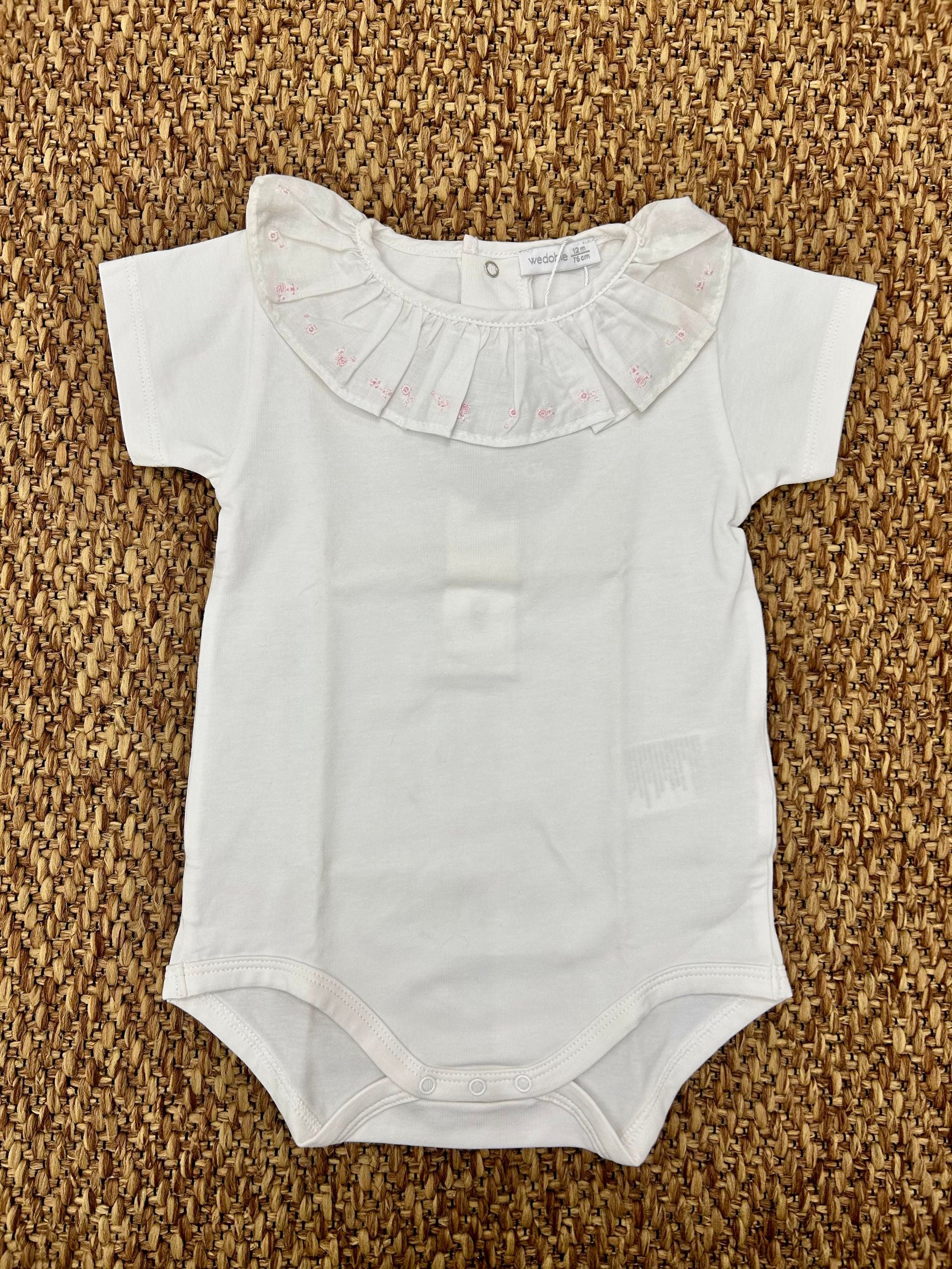 Body neonati collo rouches Wedoble