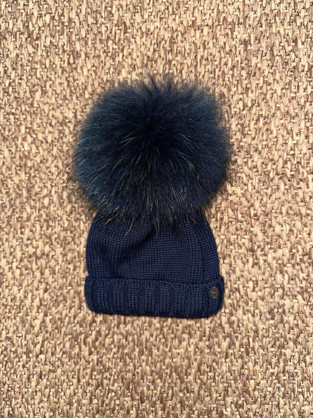 Cappellino bimbi lana pon pon Gio Higuamy
