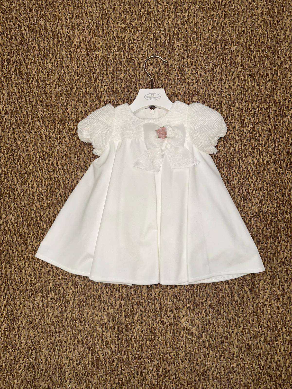 Abito bambina cerimonia con fiocco Ninnaoh