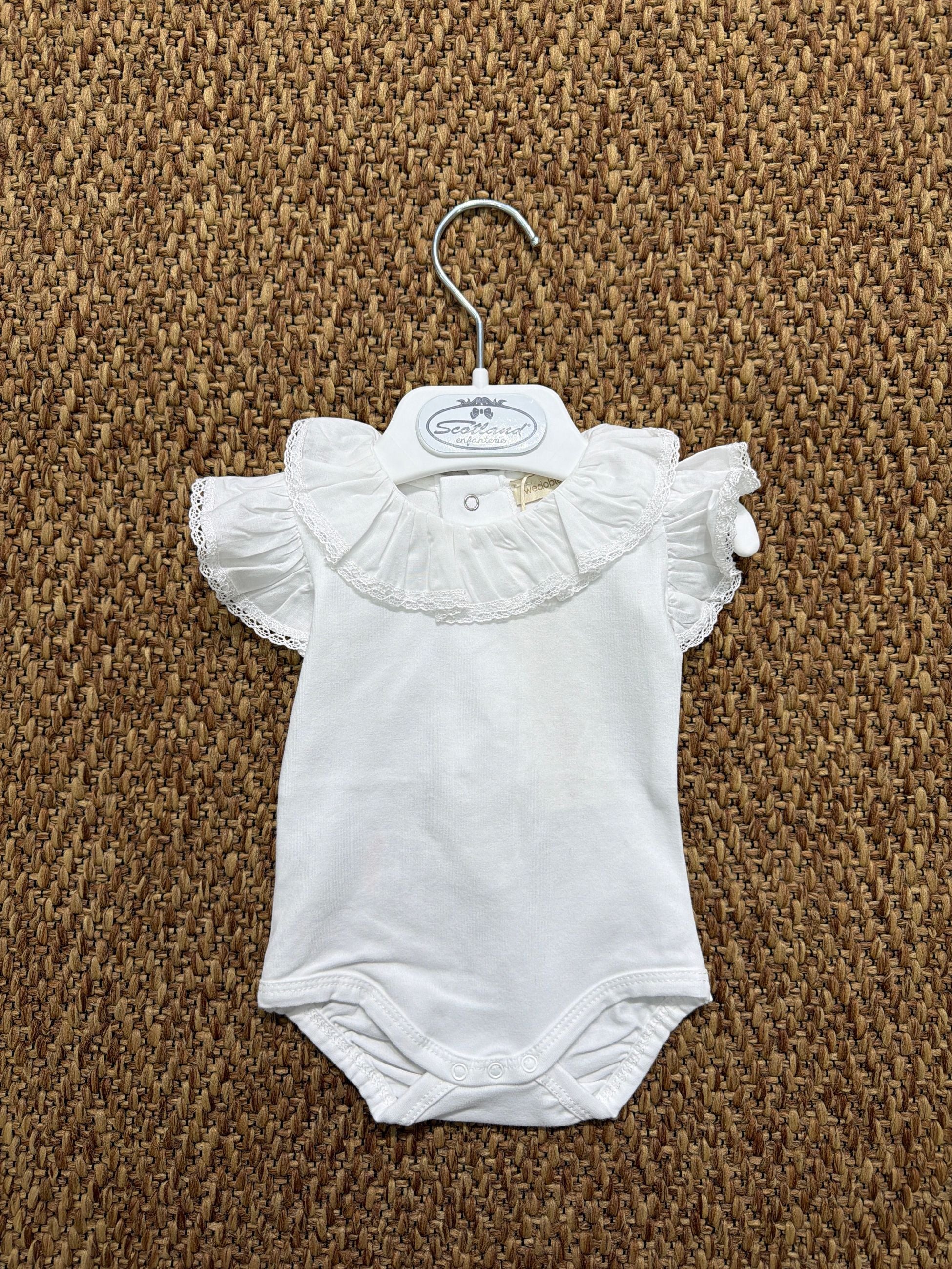 Body neonata con volant Wedoble