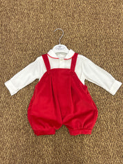 Completo bimbo 2pz con salopette Pappa e Latte