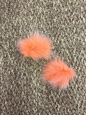 Set 2 mollettine per capelli pon pon