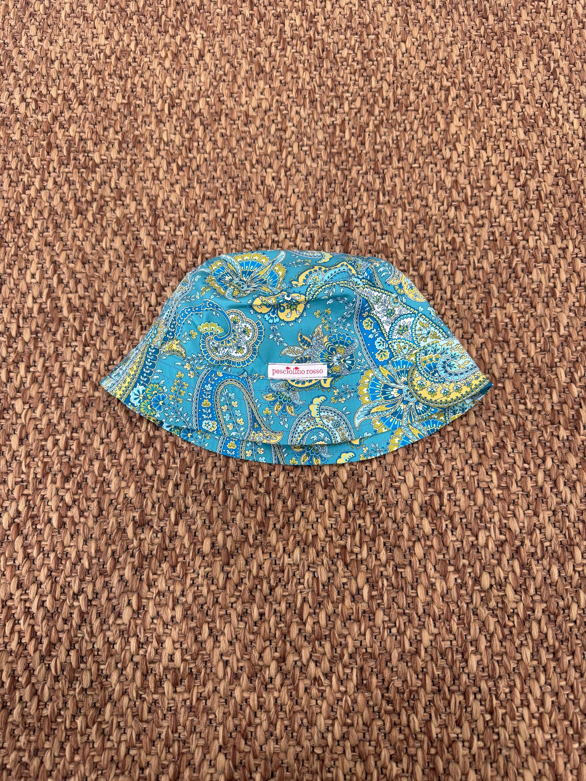 Cappello bambino pescatore a fantasia Pesciolino Rosso