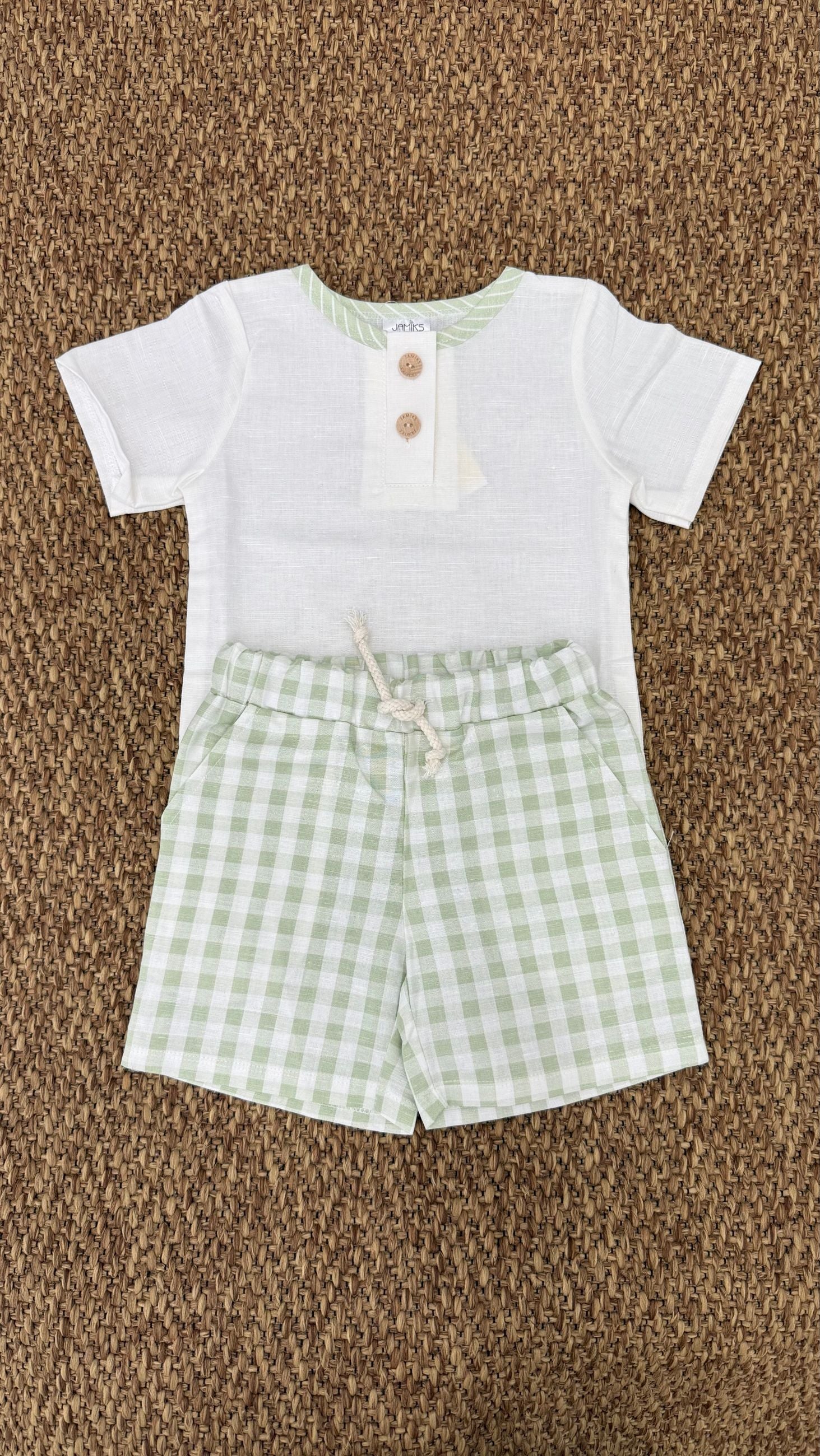 Completo bimbo 2pz quadretti Jamiks Kids Fashion