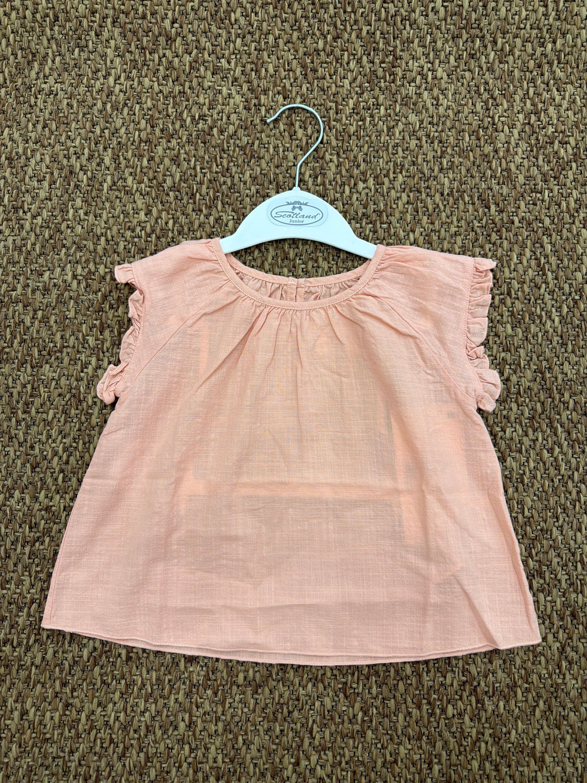 Blusa bambina manica rouches Play Up