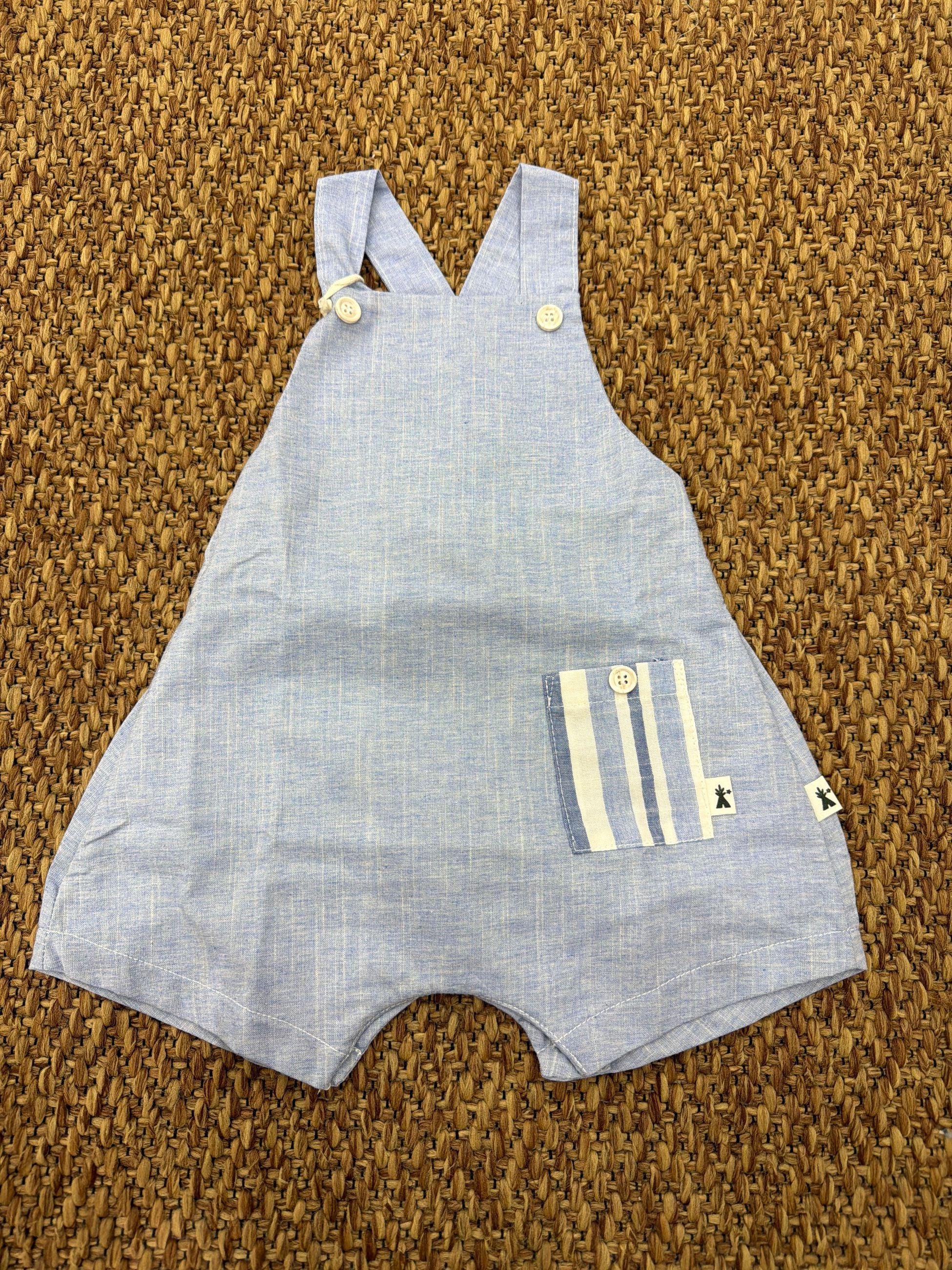 Salopette bimbi cielo Petit Indi