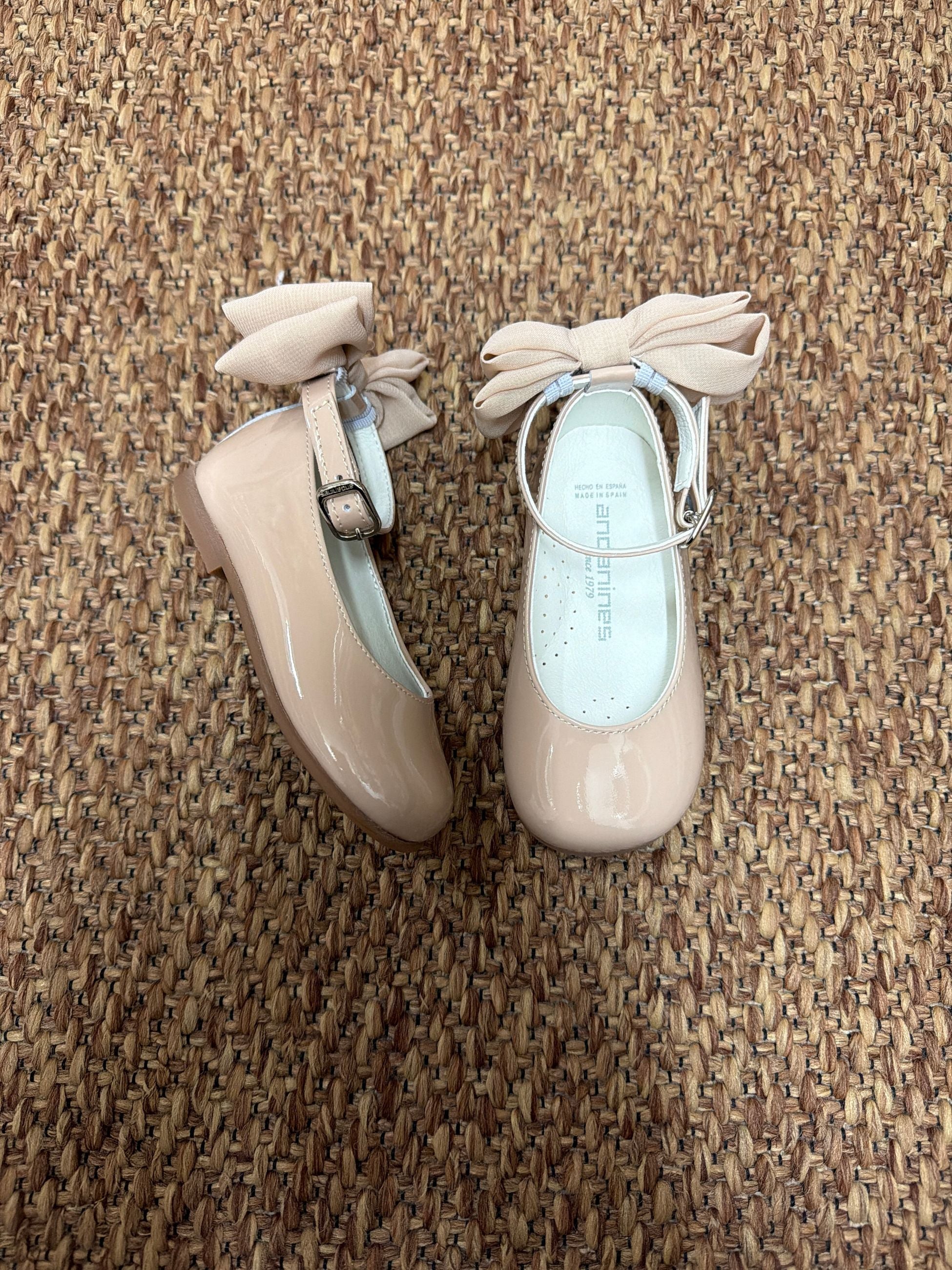 Scarpine bimba ballerina con fiocco sul cinturino Andanines