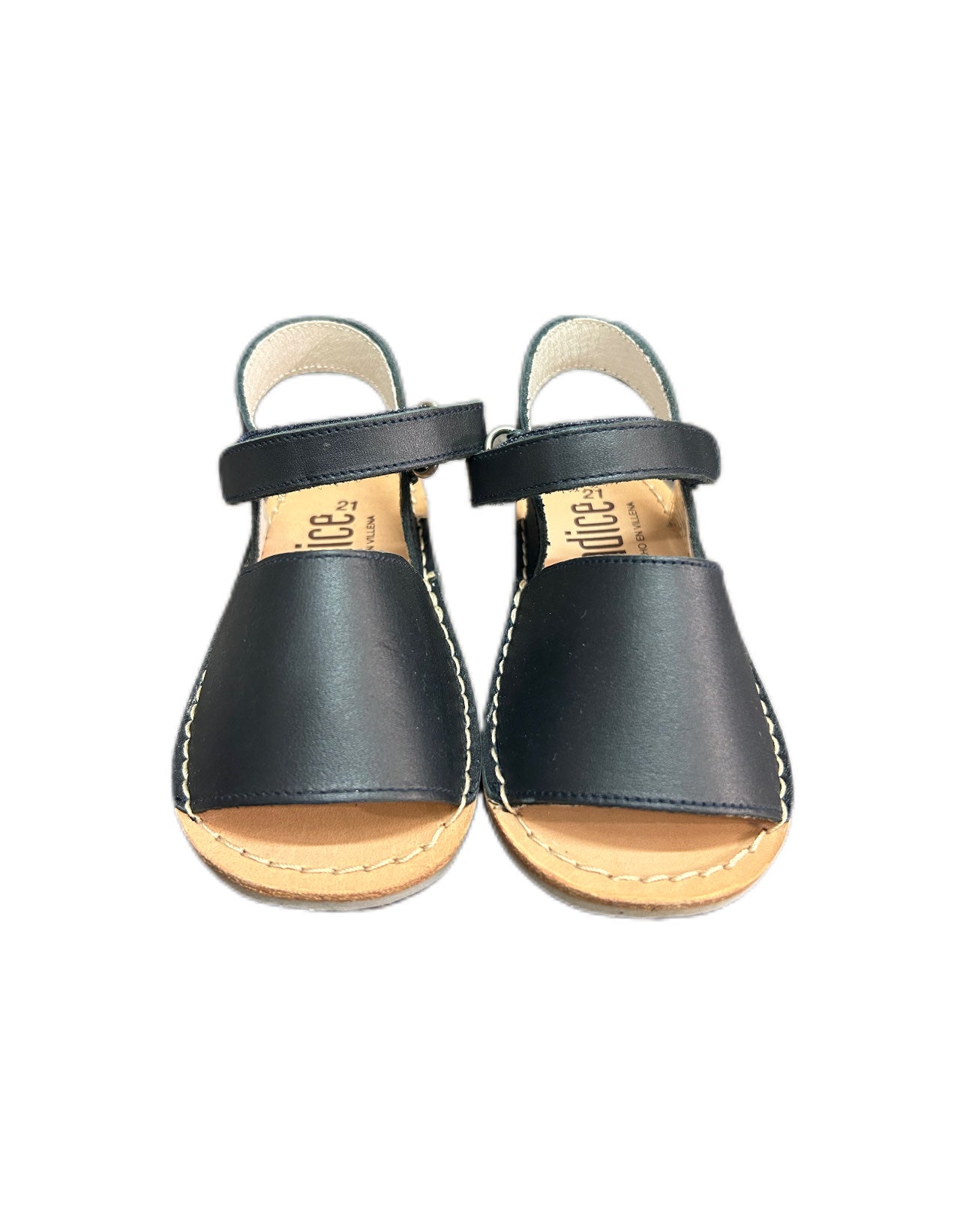 Minorchina in pelle blu Indice