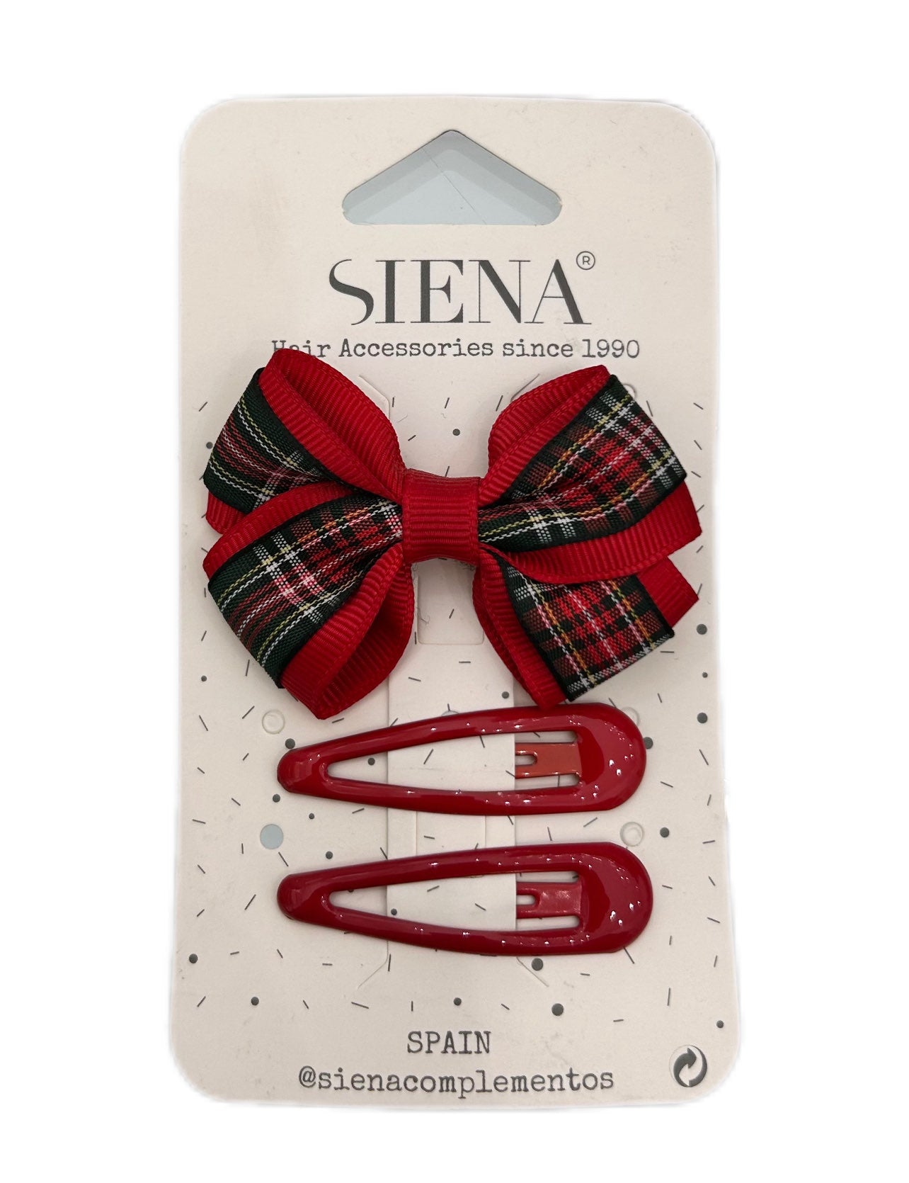 Set mollette bimba con fiocco Siena