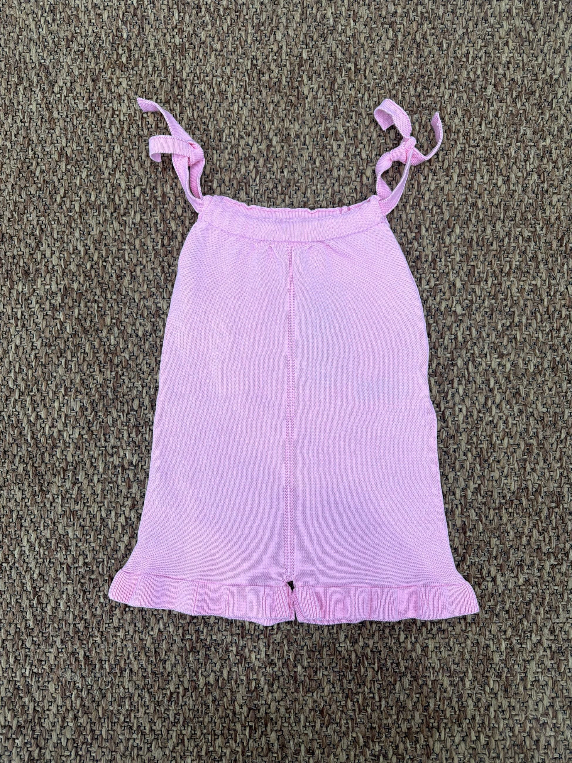 Salopette bimba con volant Wedoble