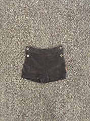 Shorts bambino in velluto con bottoncini Cocote