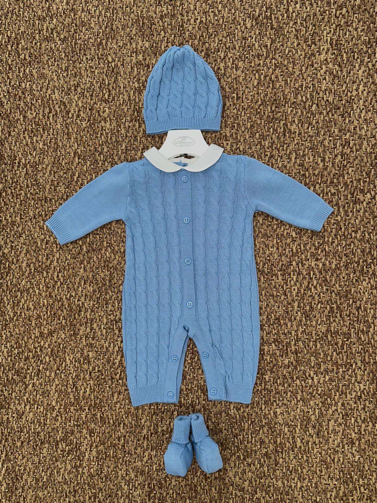 Tutina neonati trecce con cappellino e scarpine Pappa e Latte