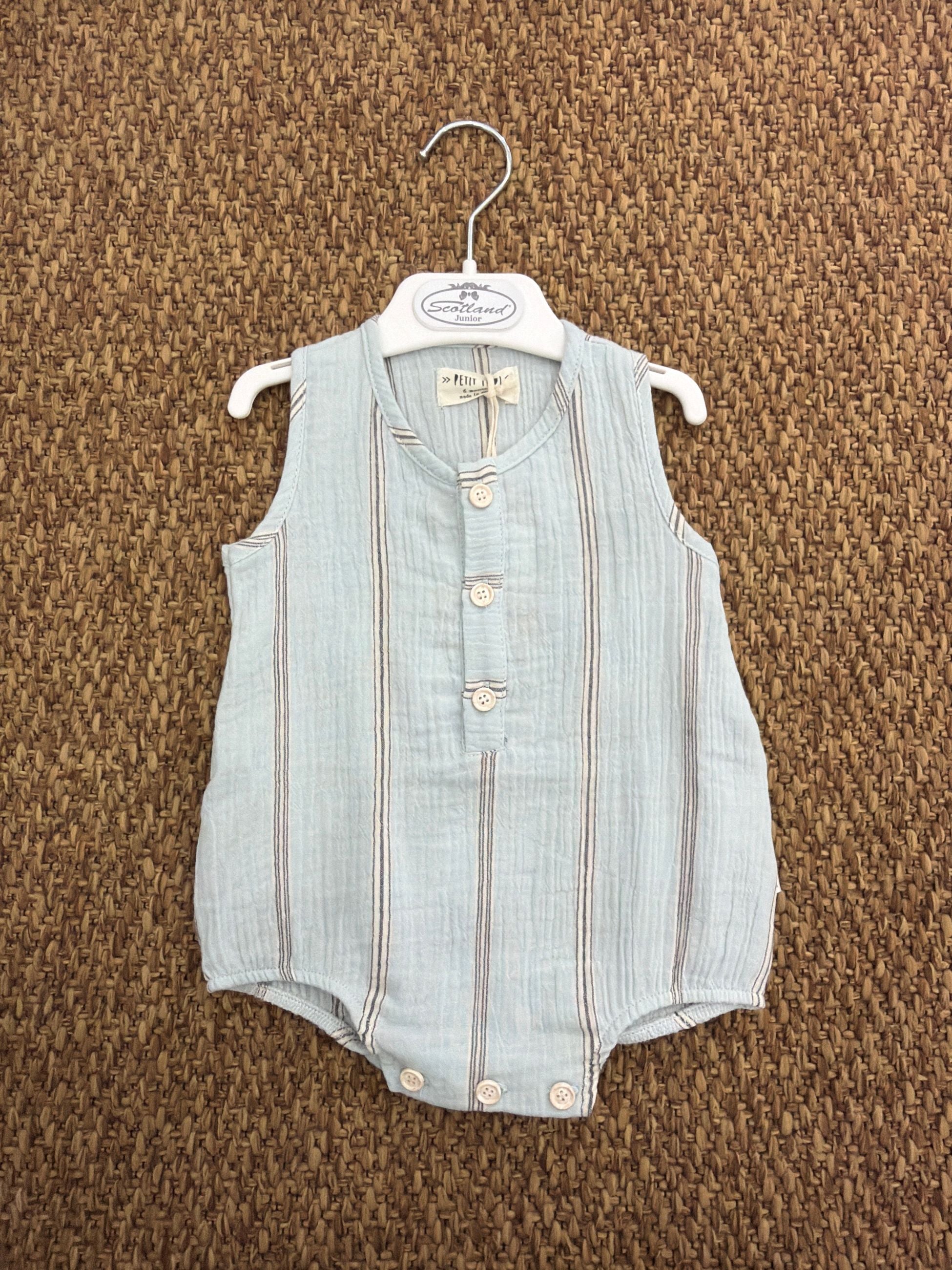 Pagliaccetto bimbi a righe Petit Indi