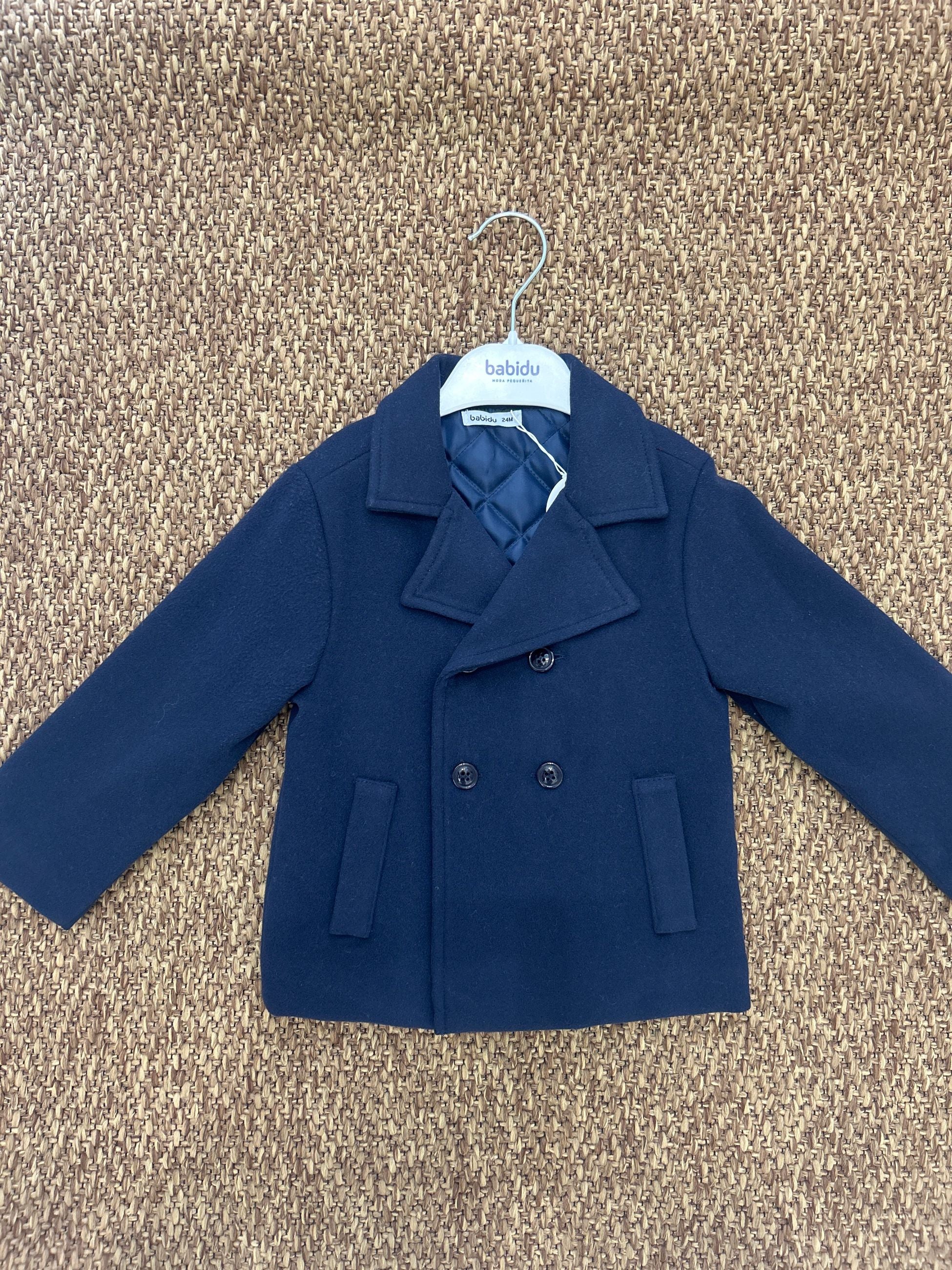 Cappottino bimbo doppio petto Babidu