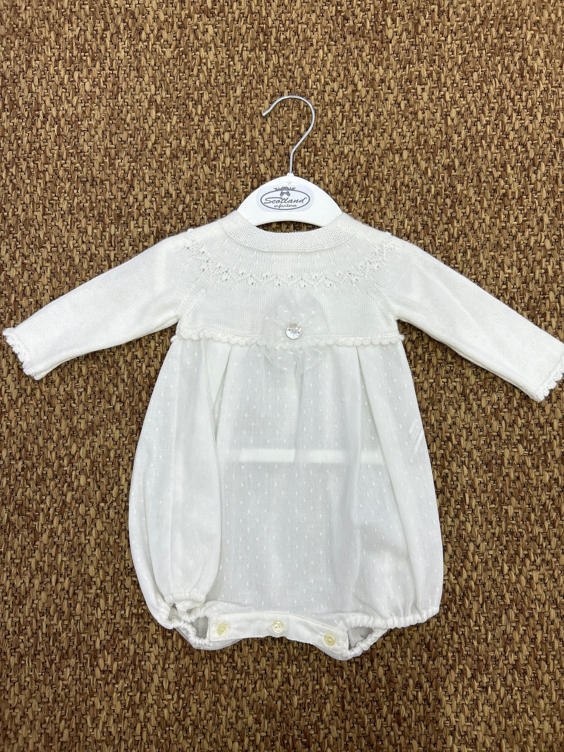 Pagliaccetto neonati con ricamo Granlei