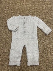 Tutina neonati in lana con taschini Wedoble