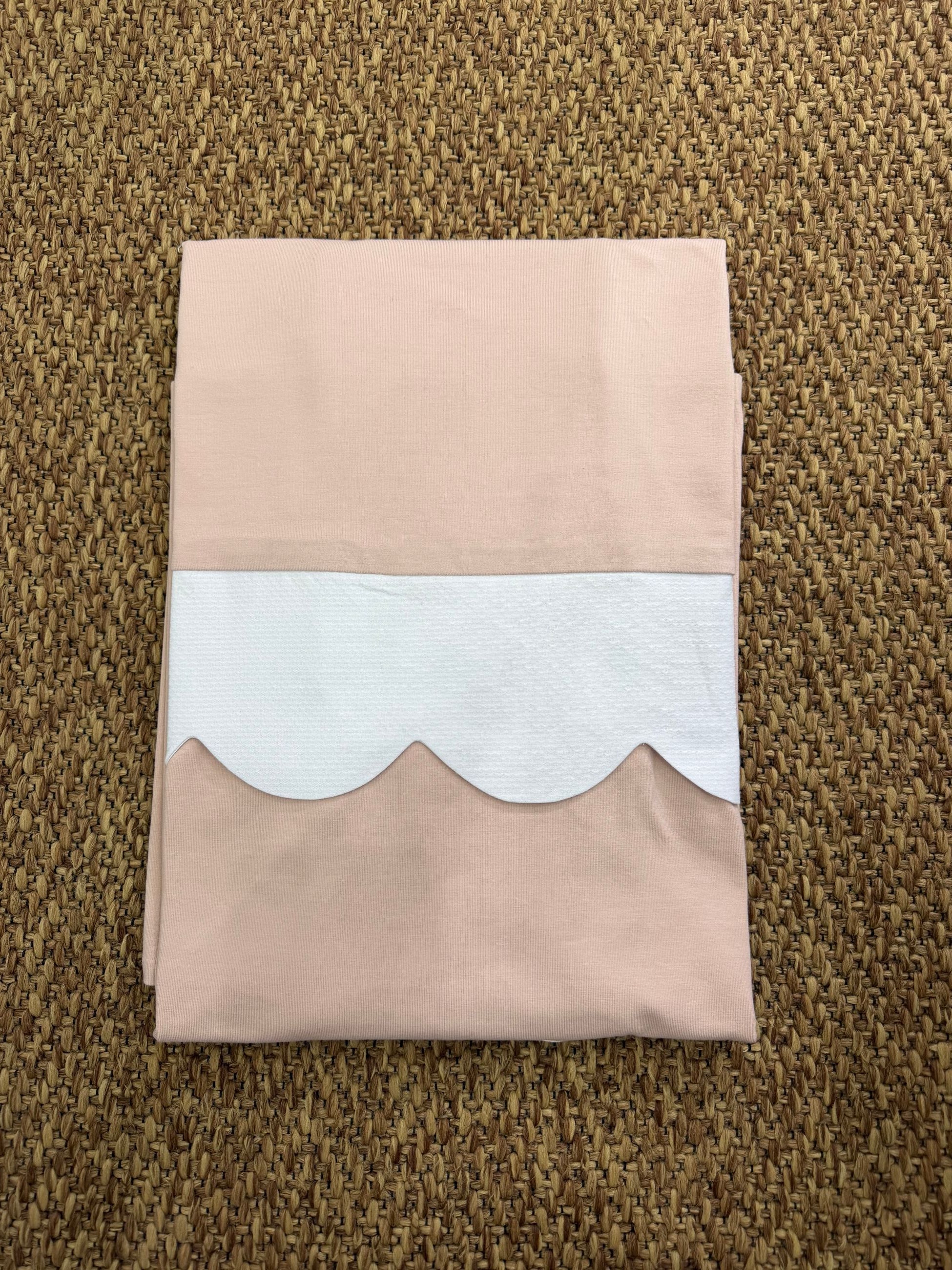 Coperta neonati con orlo petalo Pappa e Latte