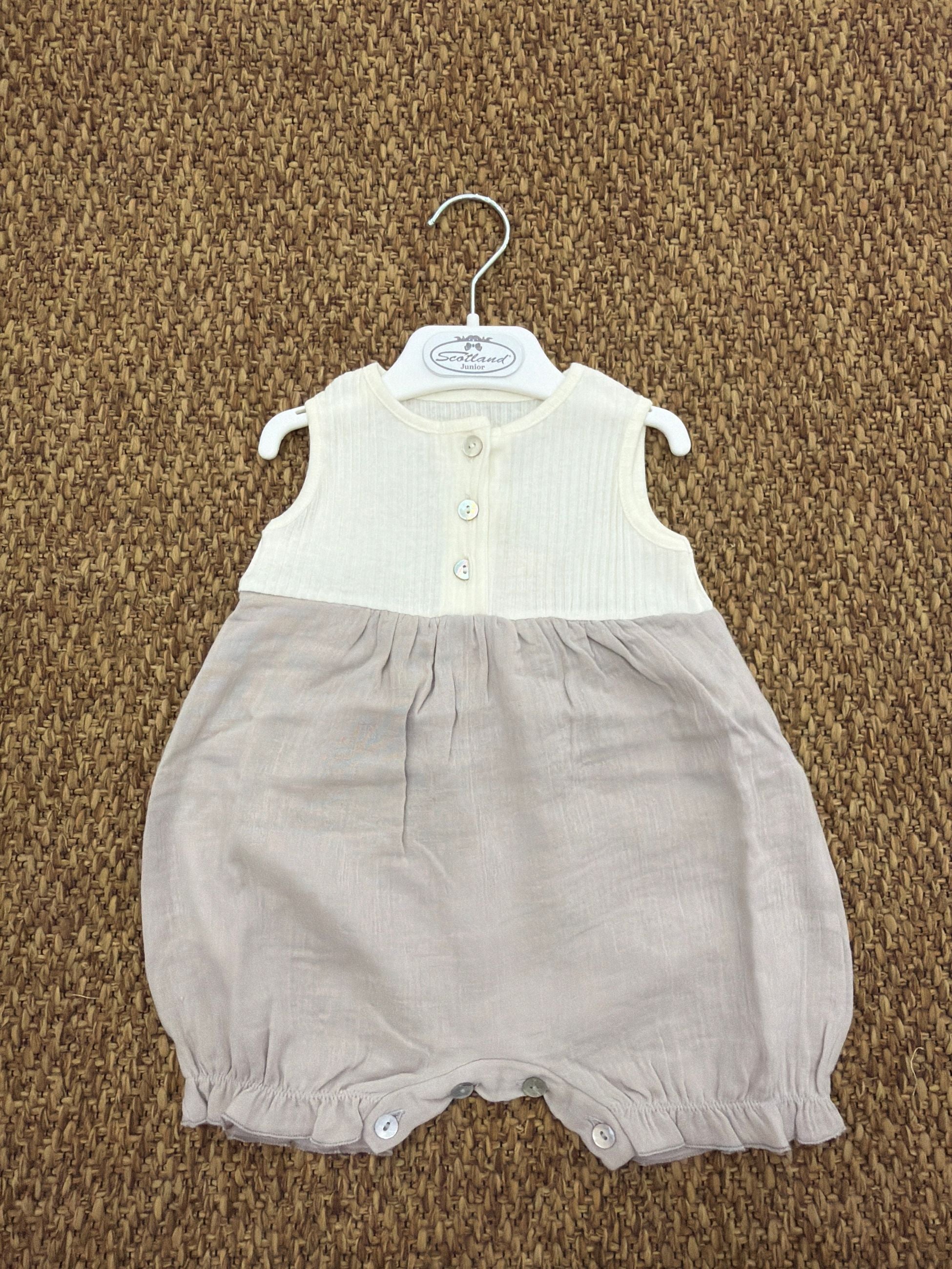 Pagliaccetto neonati bicolore Baby Vip