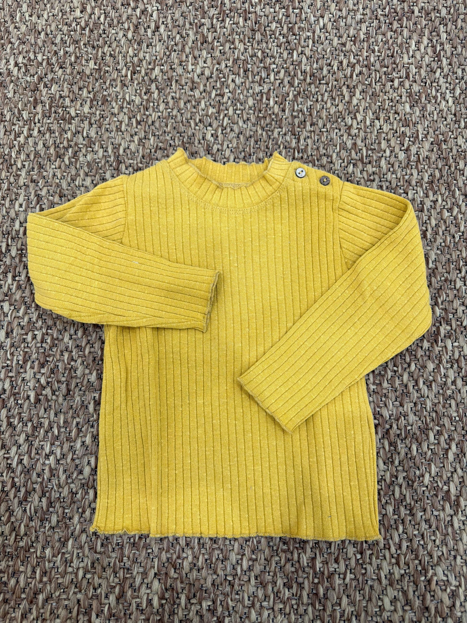 Maglia bimba a costine Play Up
