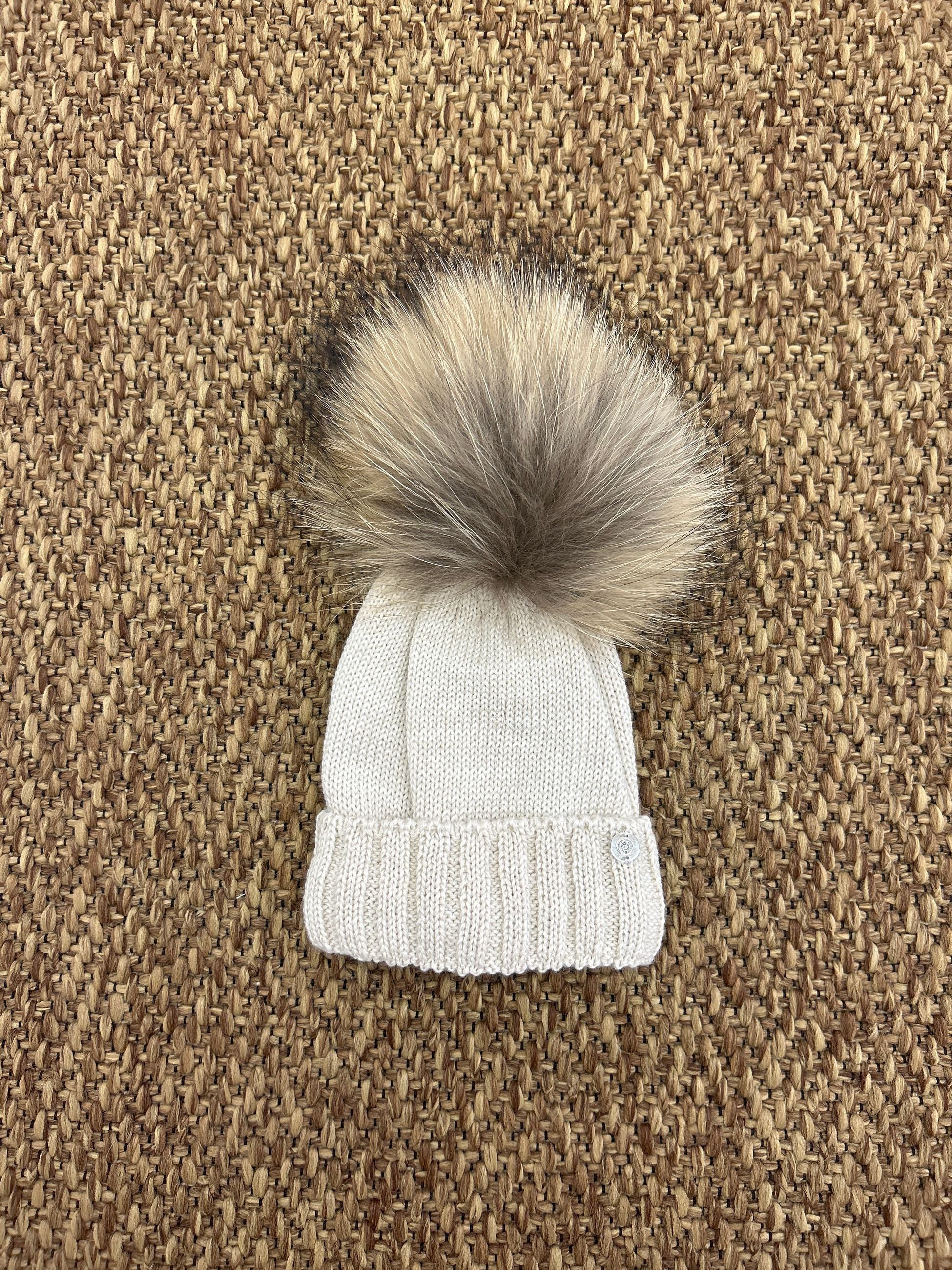 Cappellino bimbi lana pon pon Gio Higuamy