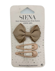 Set mollette bimba con fiocco Siena